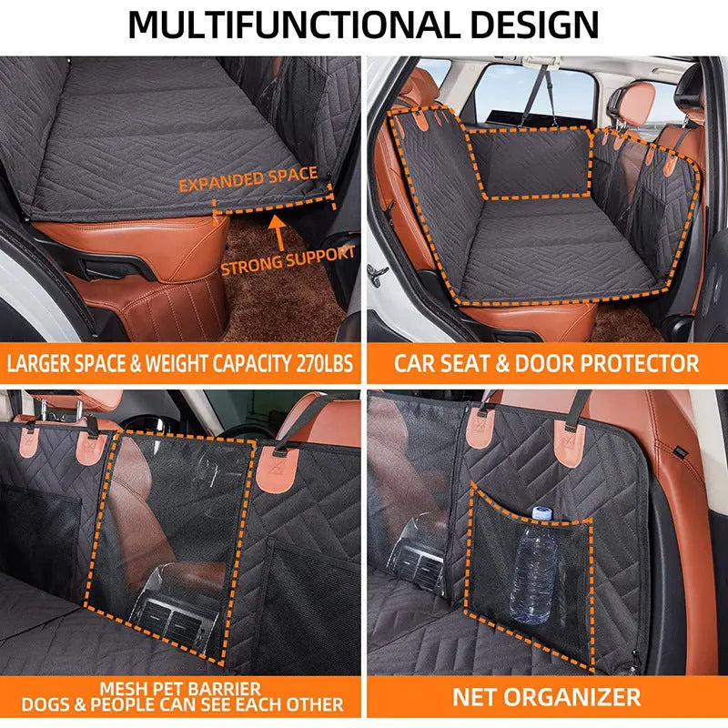 Car Dog Bed Waterproof And Hard-wearing Car Cushions For Pets Pawfect Paws