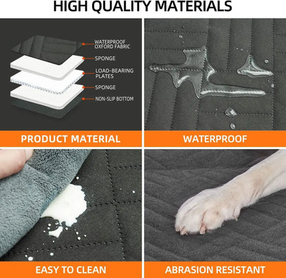 Car Dog Bed Waterproof And Hard-wearing Car Cushions For Pets Pawfect Paws