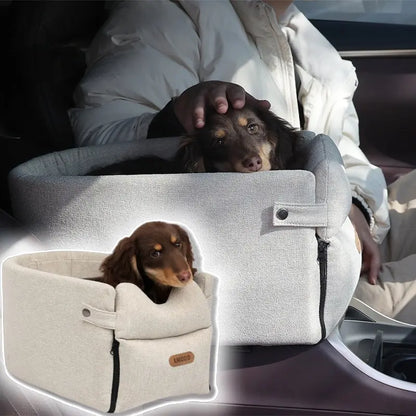 Cozy Car Central Dog Bed – Perfect Comfort for Your Pup On the Go! Pawfect Paws