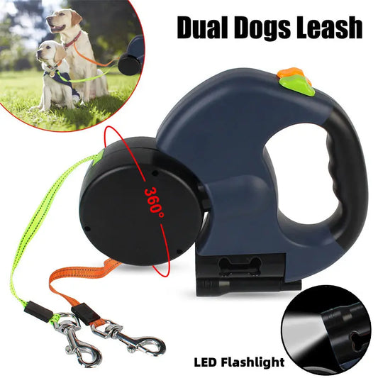 Dual Dog Leash Pawfect Paws